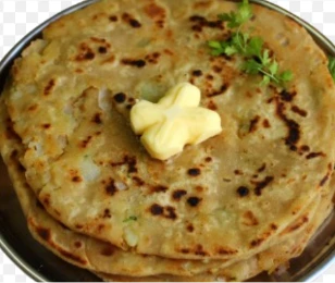 TAWA ALOO PRANTHA + BUTTER
