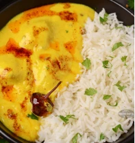 KADHI PAKORA + RICE